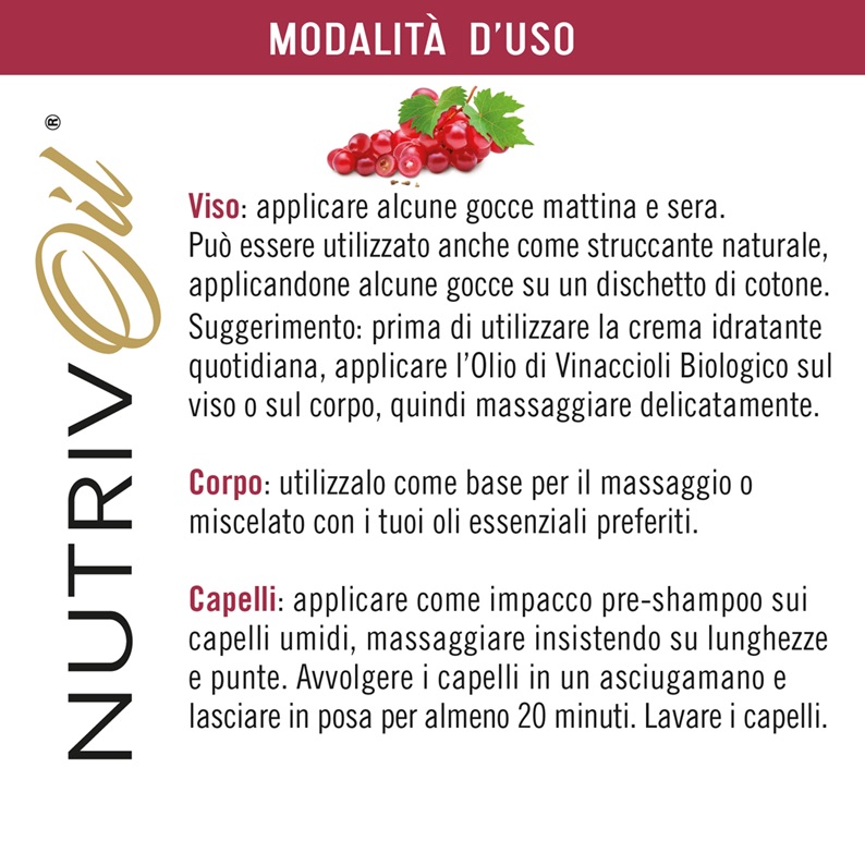 OLIO DI VINACCIOLI BIOLOGICO - immagine 6